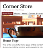 Corner Store - Template Screenshot