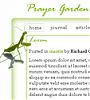 Prayer Garden - Template Screenshot