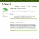 Leaves - template Screenshot