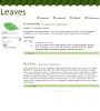 Leaves - template Screenshot