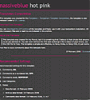 Hot Pink - Template Screenshot