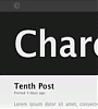 Charcoal Lite - Template Screenshot