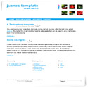 Juanes - Template Screenshot