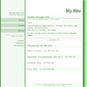 GreenLine - Template Screenshot